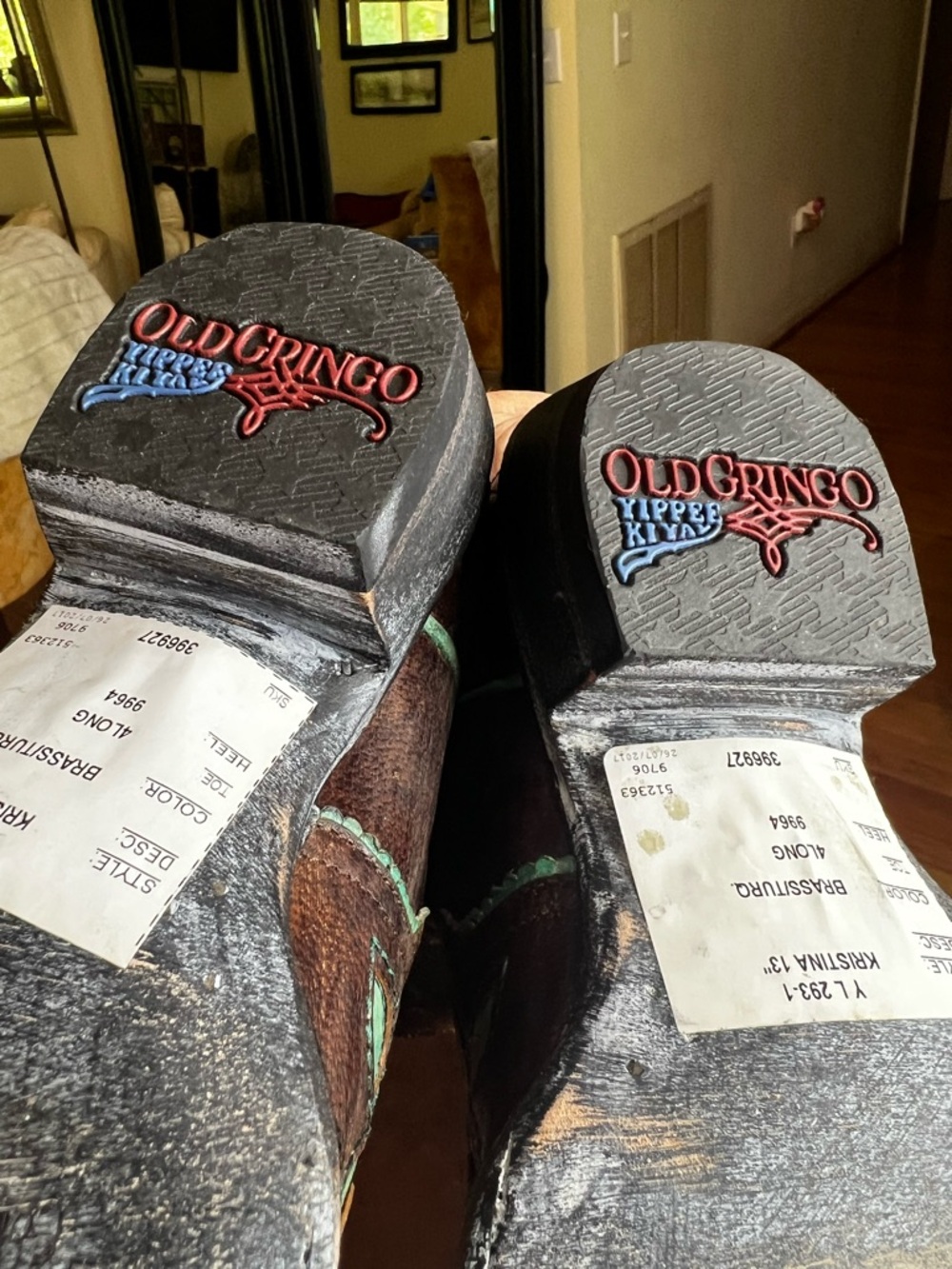 OLD GRINGO YIPPEE KIYAY COLLECTION COWBOY BOOTS - Picture 8 of 12